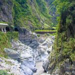 Taroko gorge trails in Taroko Park